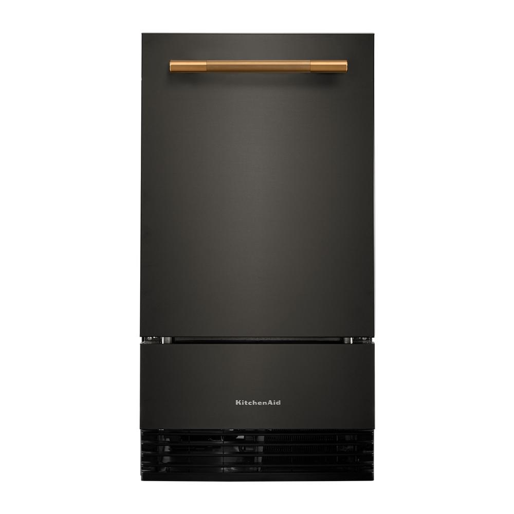 18-Inch 35 lb. Automatic Ice Maker with Clear Ice Technology in Black Ore