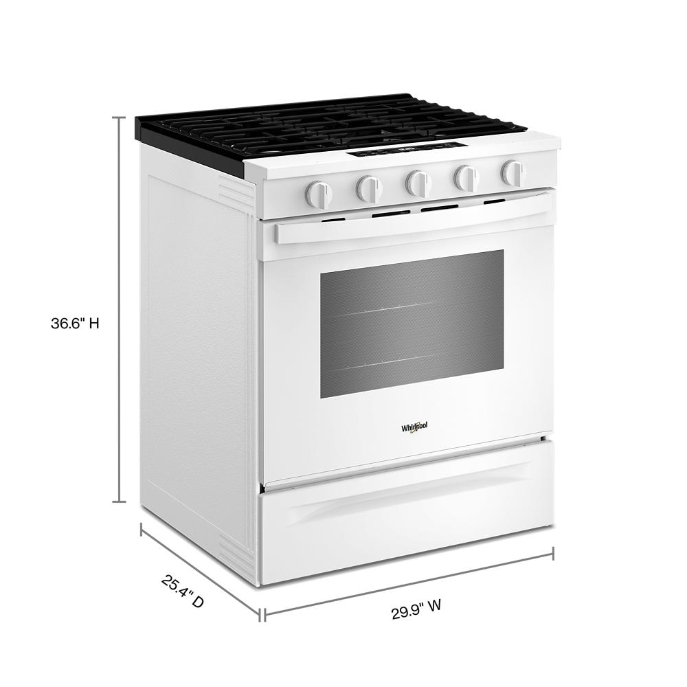 30-inch Gas Smart Range with Air Cooking Technology