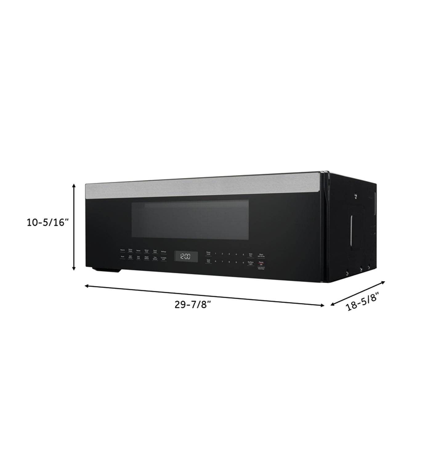 1.2 Cu. Ft. Over-the-Range Low Profile Sensor Microwave Oven