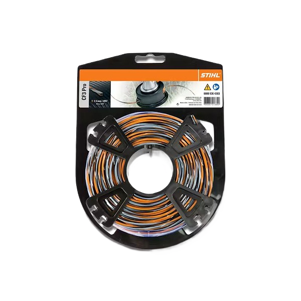 STIHL trimmer line spool with tri-extrusion durable polyamide for landscaping in parts and tools collections