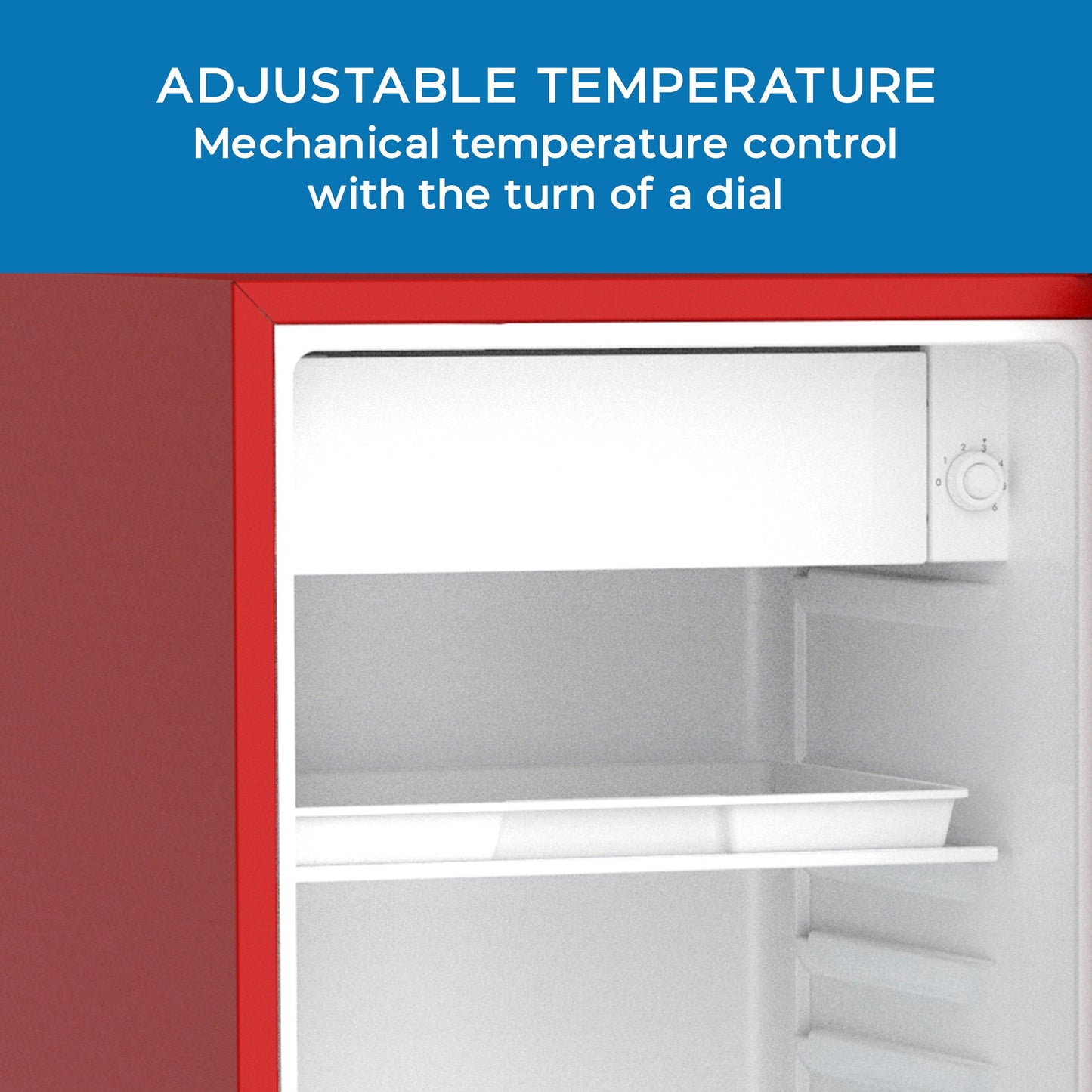 Avanti 3.0 Cu. Ft. Retro Compact Refrigerator - Red