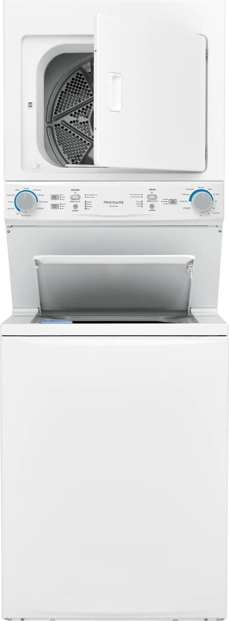 Electric Washer/Dryer Laundry Center - 3.9 Cu. Ft Washer and 5.5 Cu. Ft. Dryer