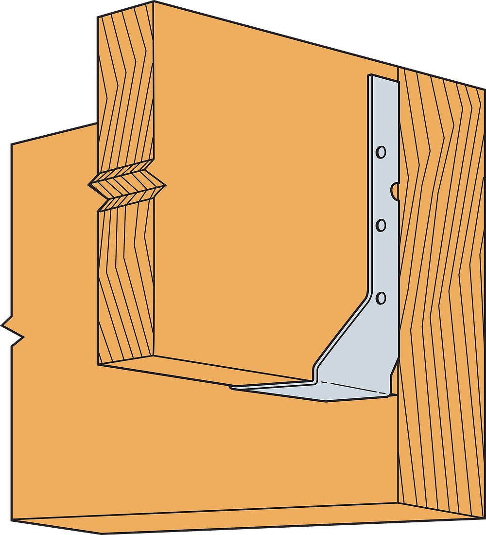 Simpson Strong-Tie 2 x 8 In. Concealed Joist Hanger