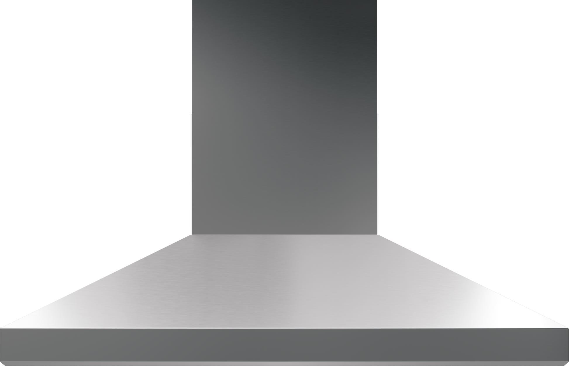Stainless steel wall mounted range hood with chimney design for kitchen ventilation and home appliances collection