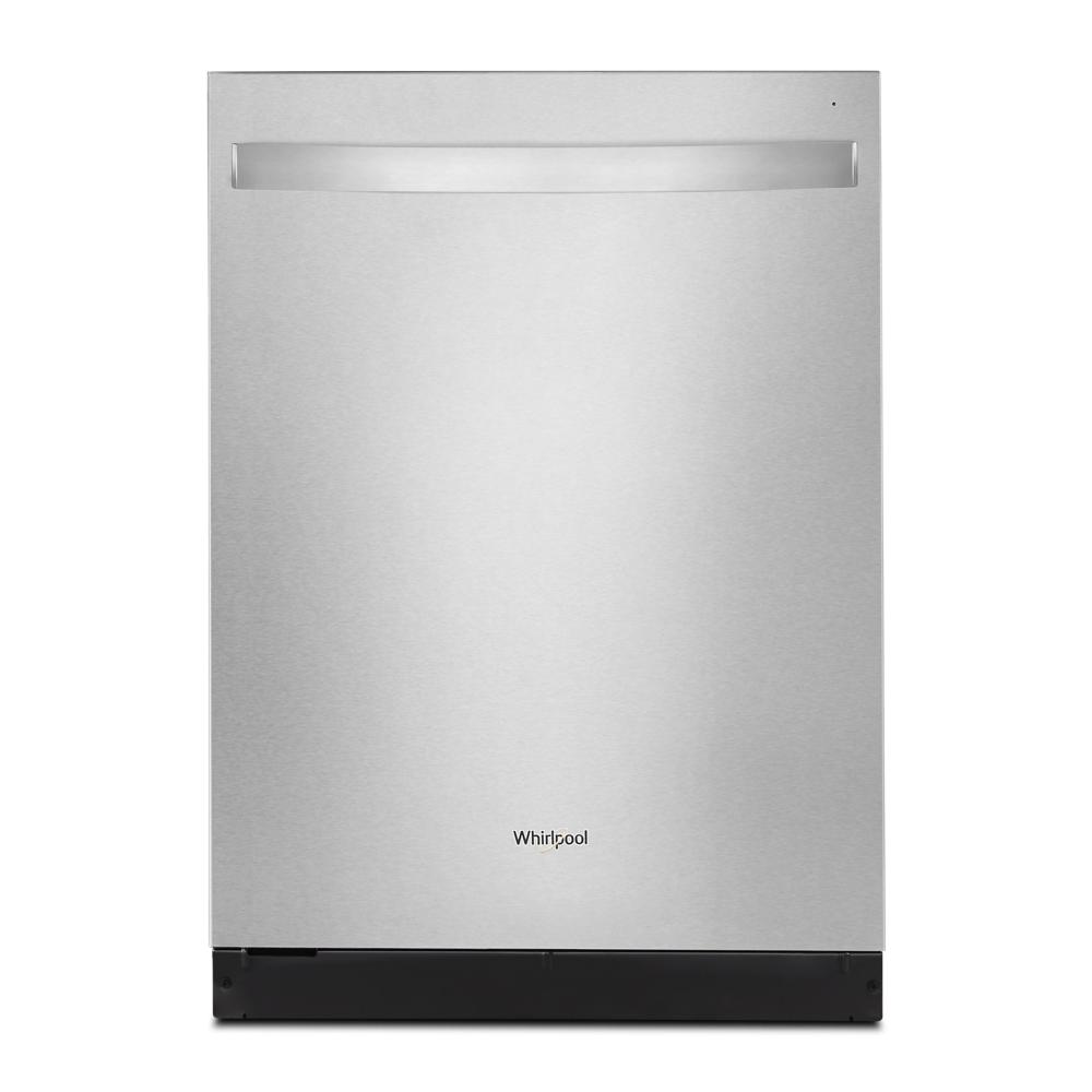 Stainless steel dishwasher with sleek handle and fingerprint resistant finish from Kitchen & Kitchenware appliances collection