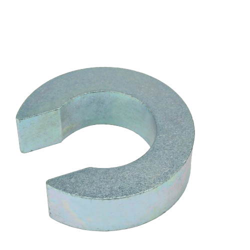 Metal spacer component with open circular design for John Deere parts and home improvement tools use