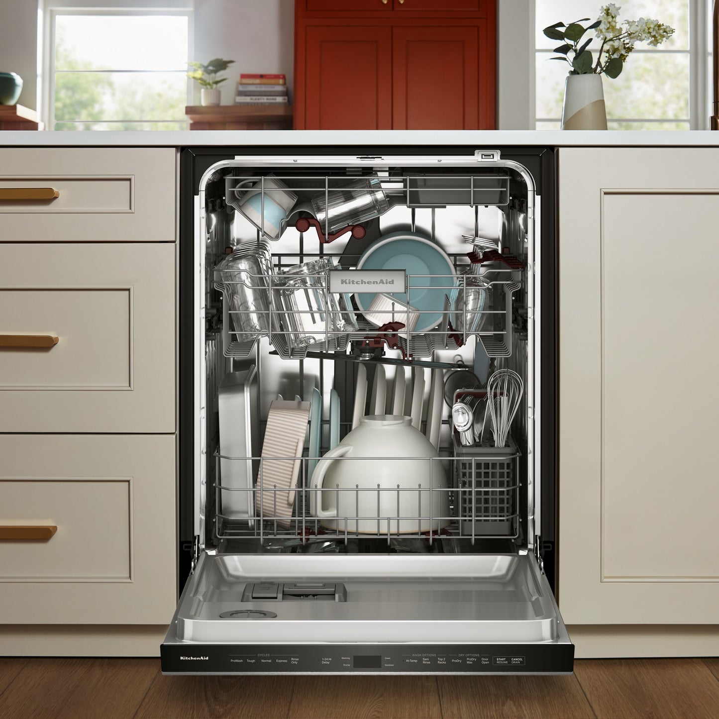 KitchenAid® 360° Max Jets™ Third Rack Dishwasher with Advanced ProDry™ System and Ultra-Bright LED Lighting, 44 dBA