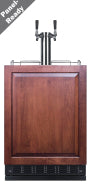 24" Wide Beer Kegerator (Panel Not Included)