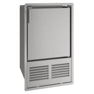 Compact stainless steel under counter ice maker producing up to 23 lbs. of ice, suited for kitchens and refrigeration appliances