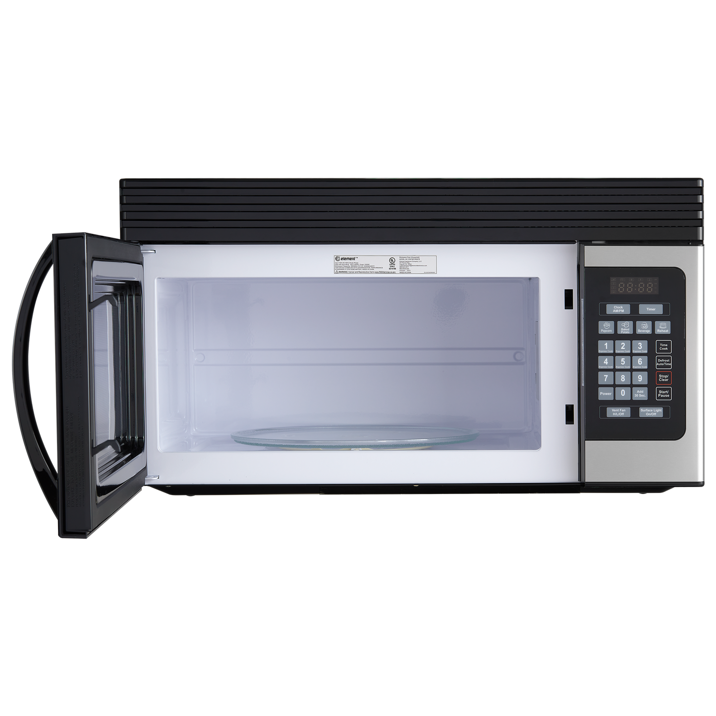 Element Electronics 1.6 OTR Microwave - Stainless Steel (EM1601RQCS)
