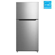 Element Electronics 20.5 cu. ft. Top Freezer Refrigerator - Stainless Steel, ENERGY STAR (ERT21CSCS)