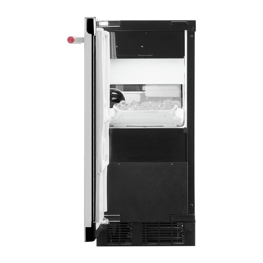 15-Inch Automatic Ice Maker with Clear Ice Technology in PrintShield® Stainless Steel