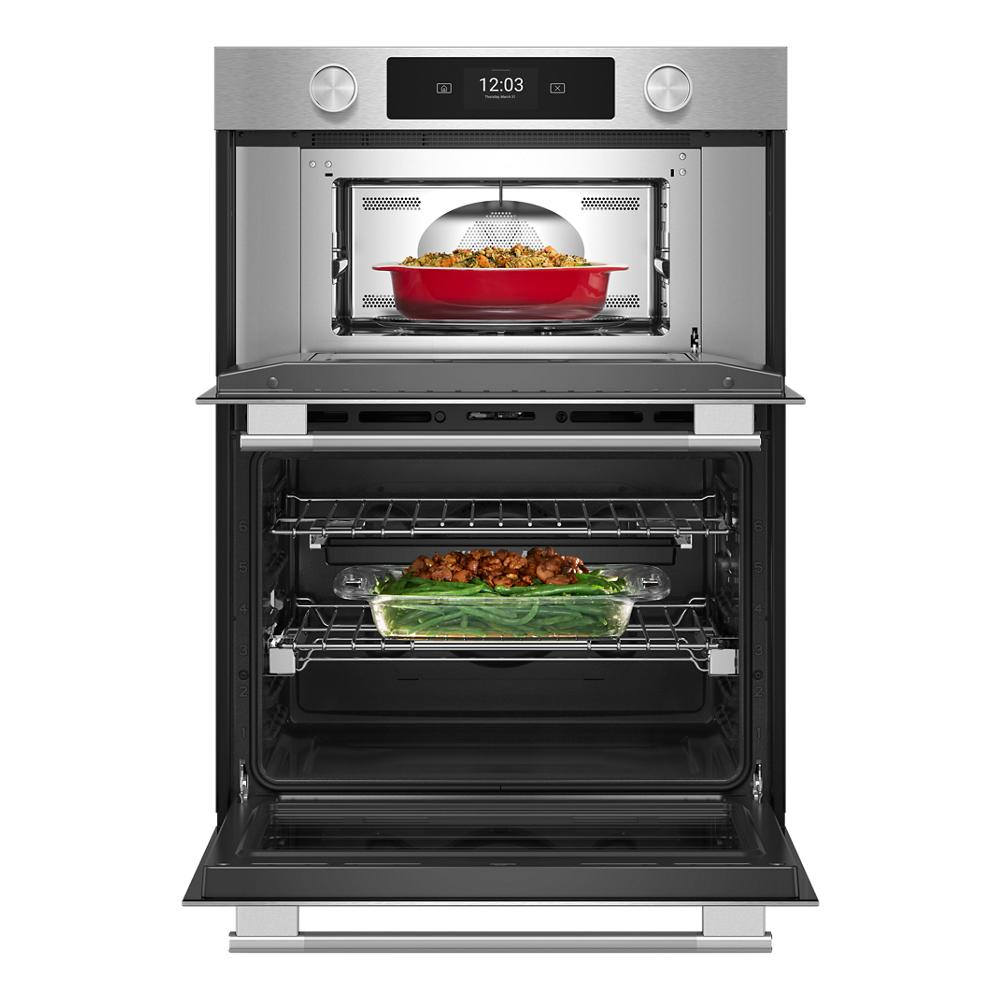 30-inch Smart Electric Combo Wall Oven with Intelligent Cooking Camera - PrintShield™ Finish