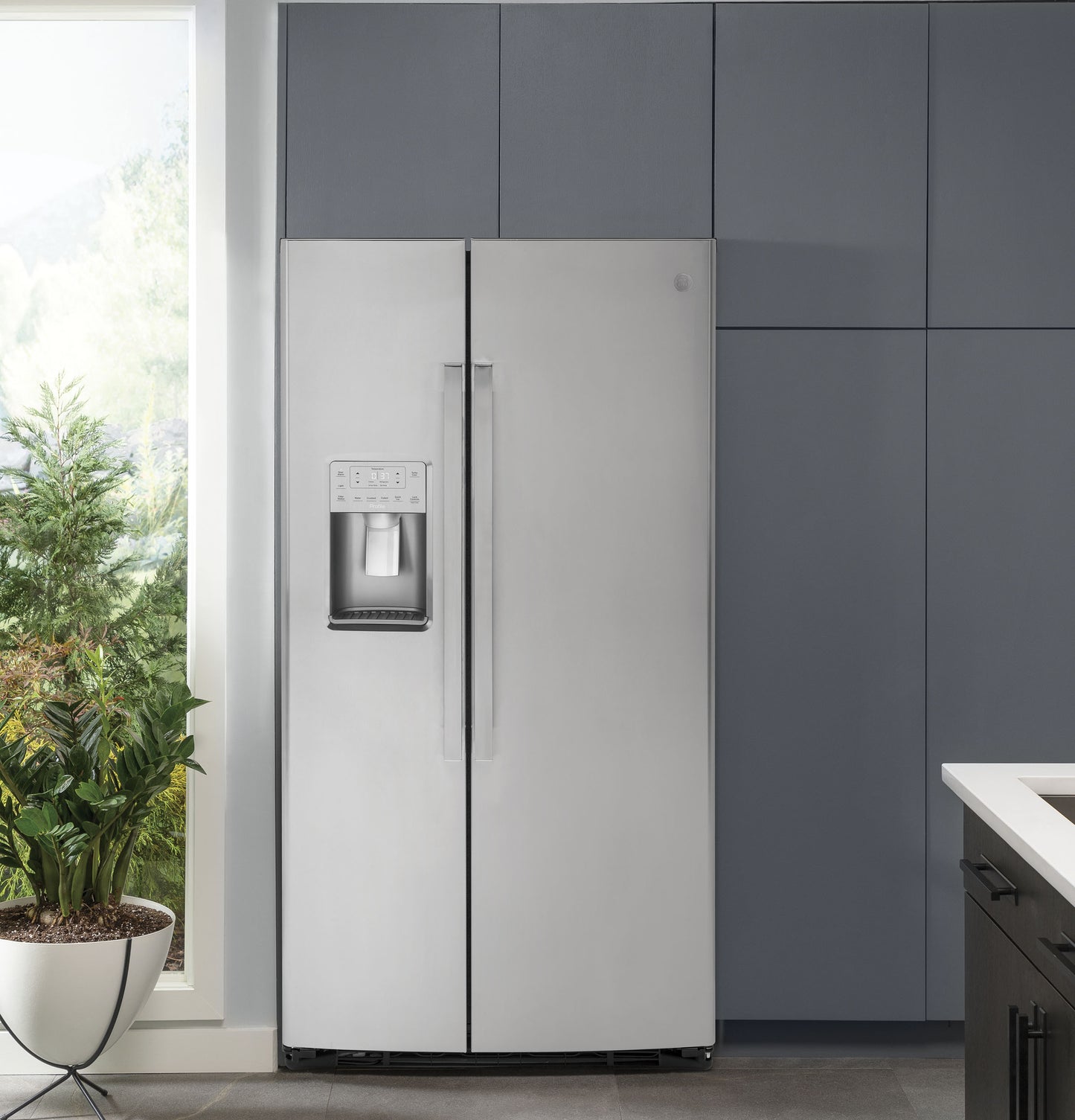 GE Profile™ ENERGY STAR® 25.3 Cu. Ft. Side-by-Side Refrigerator