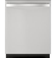 ADA compliant stainless steel dishwasher with sleek handle, designed for efficient kitchen and appliance spaces