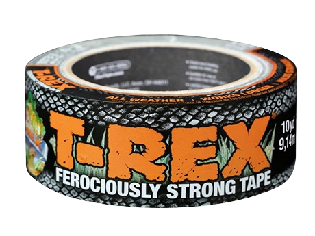 Roll of graphite grey T-Rex heavy-duty duct tape for durable repairs in Home Improvement and Tapes collections
