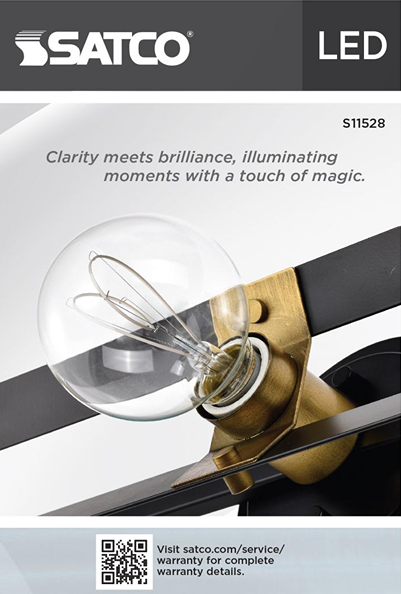 Clear LED G25 bulb with intricate filament, warm white light, ideal for home lighting, electrical and ceiling fan projects under $50