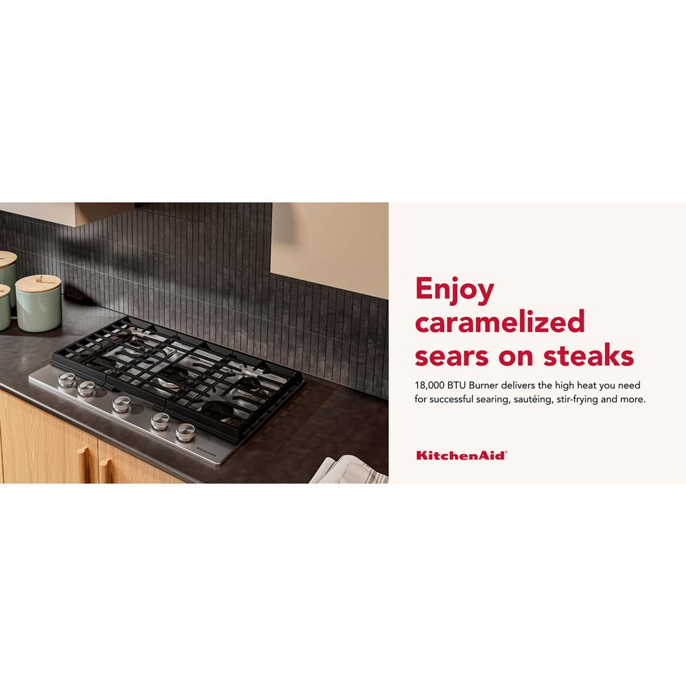 KitchenAid® 30 in. Gas Cooktop with 5 Versatile Burners