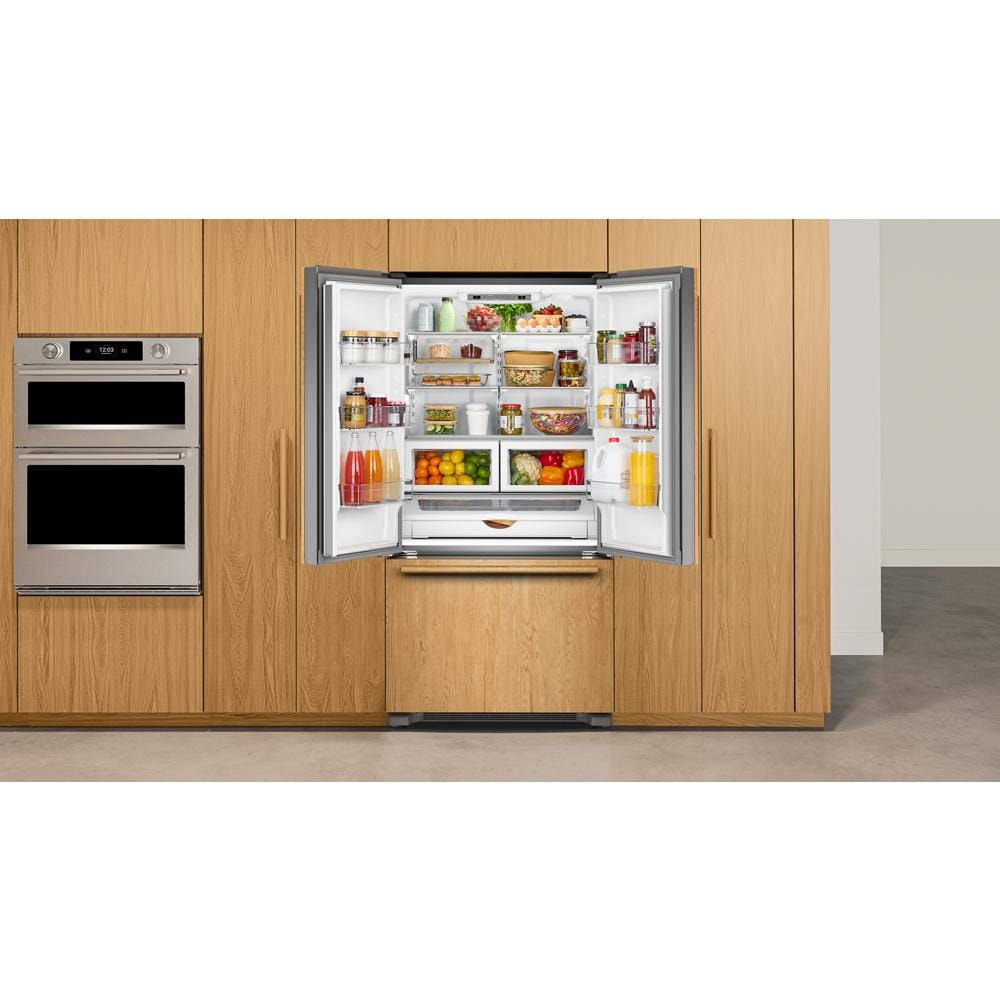 22 Cu. Ft. 36-Inch Panel-Ready Counter-Depth French Door Refrigerator with Internal Water Dispenser