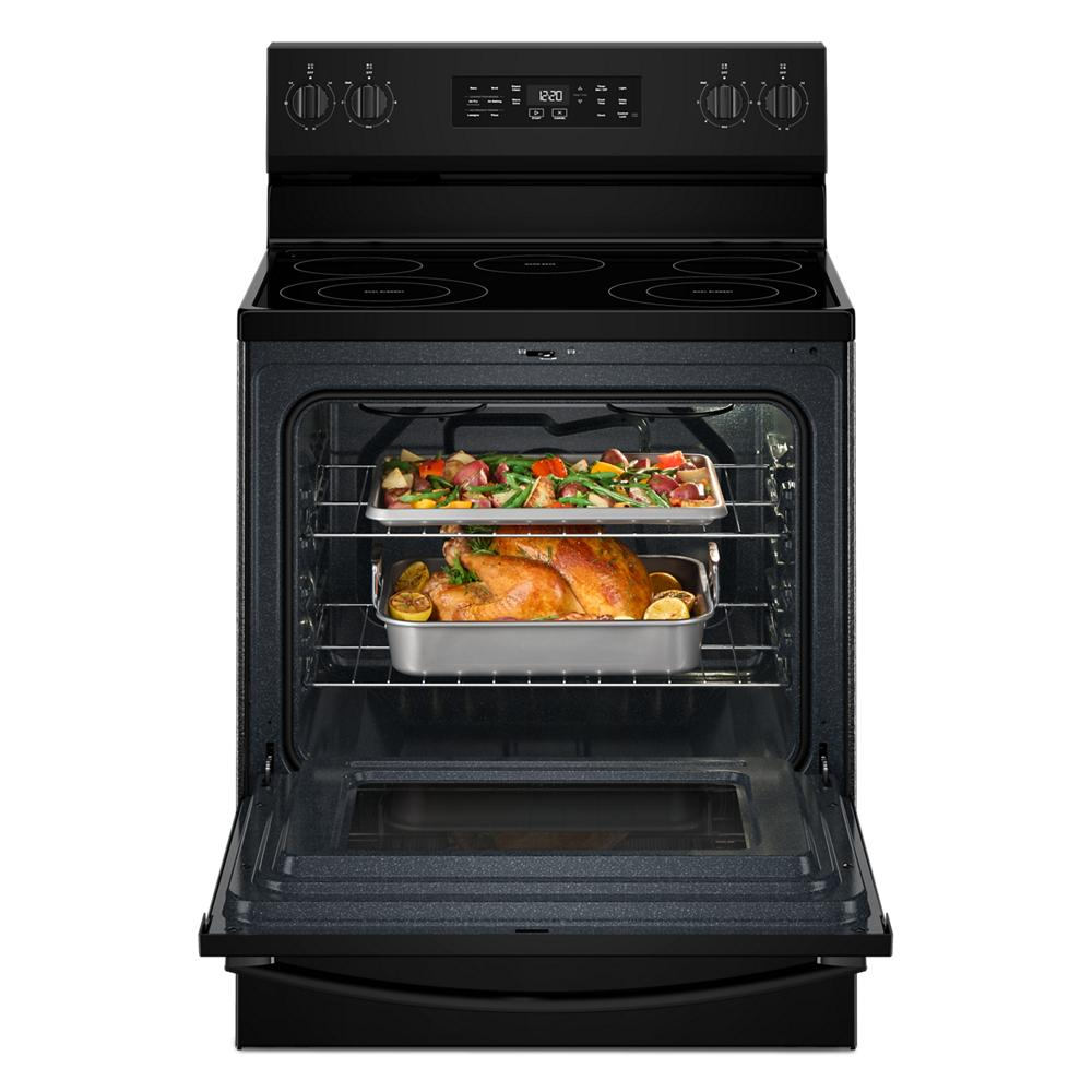 30-inch Electric Range with Air Cooking Technology and Steam Clean