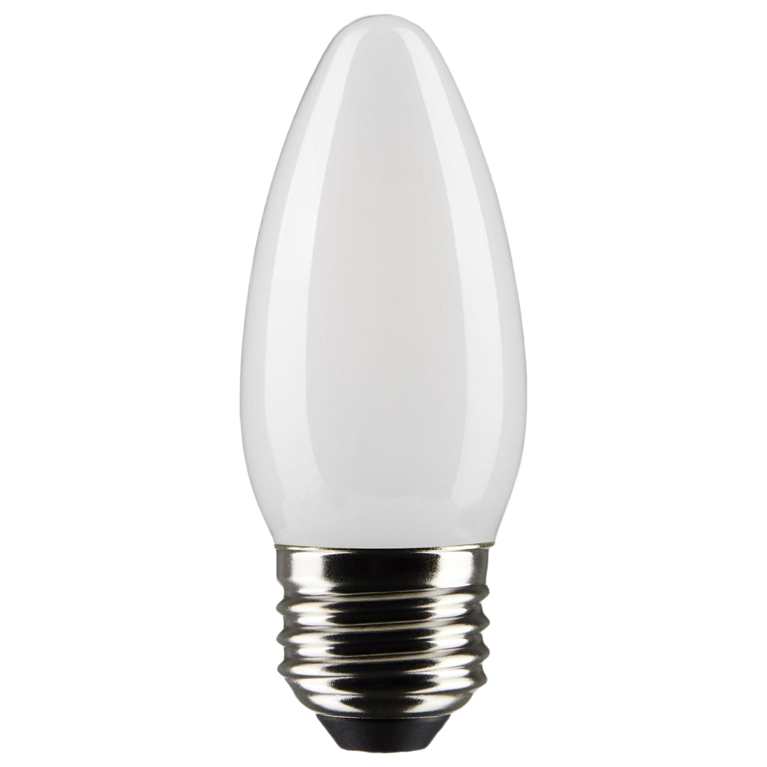 Frosted B11 LED bulb with warm white light, ideal for lighting, electrical, and home improvement under $50 collections
