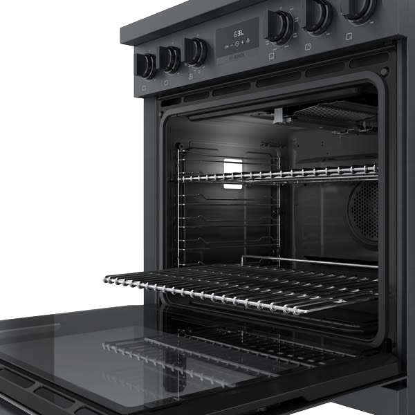 800 Series, Dual Fuel Freestanding Range, 30'', Black Stainless Steel