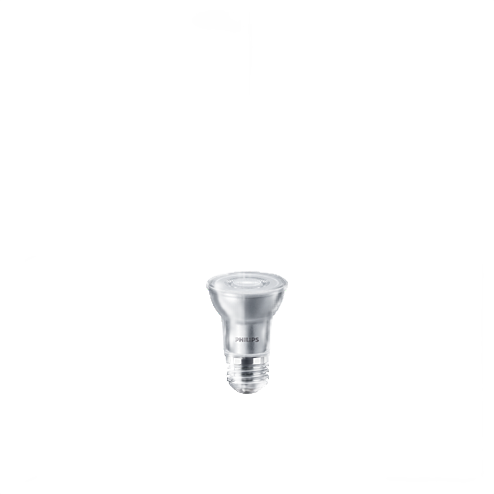 Single silver LED reflector bulb with screw base for lighting and electrical use in home improvement collections