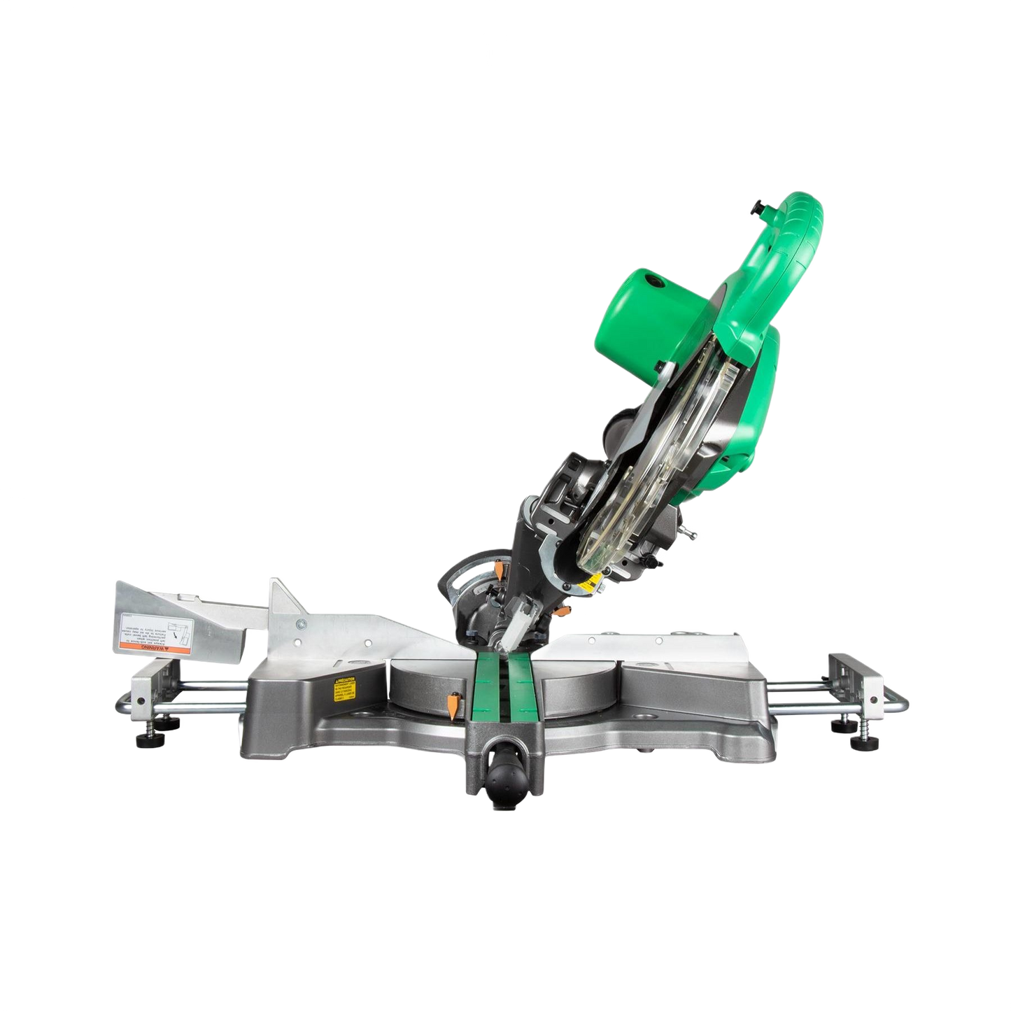 10-inch sliding dual compound miter saw with green handle and laser marker in power tools and saws collection