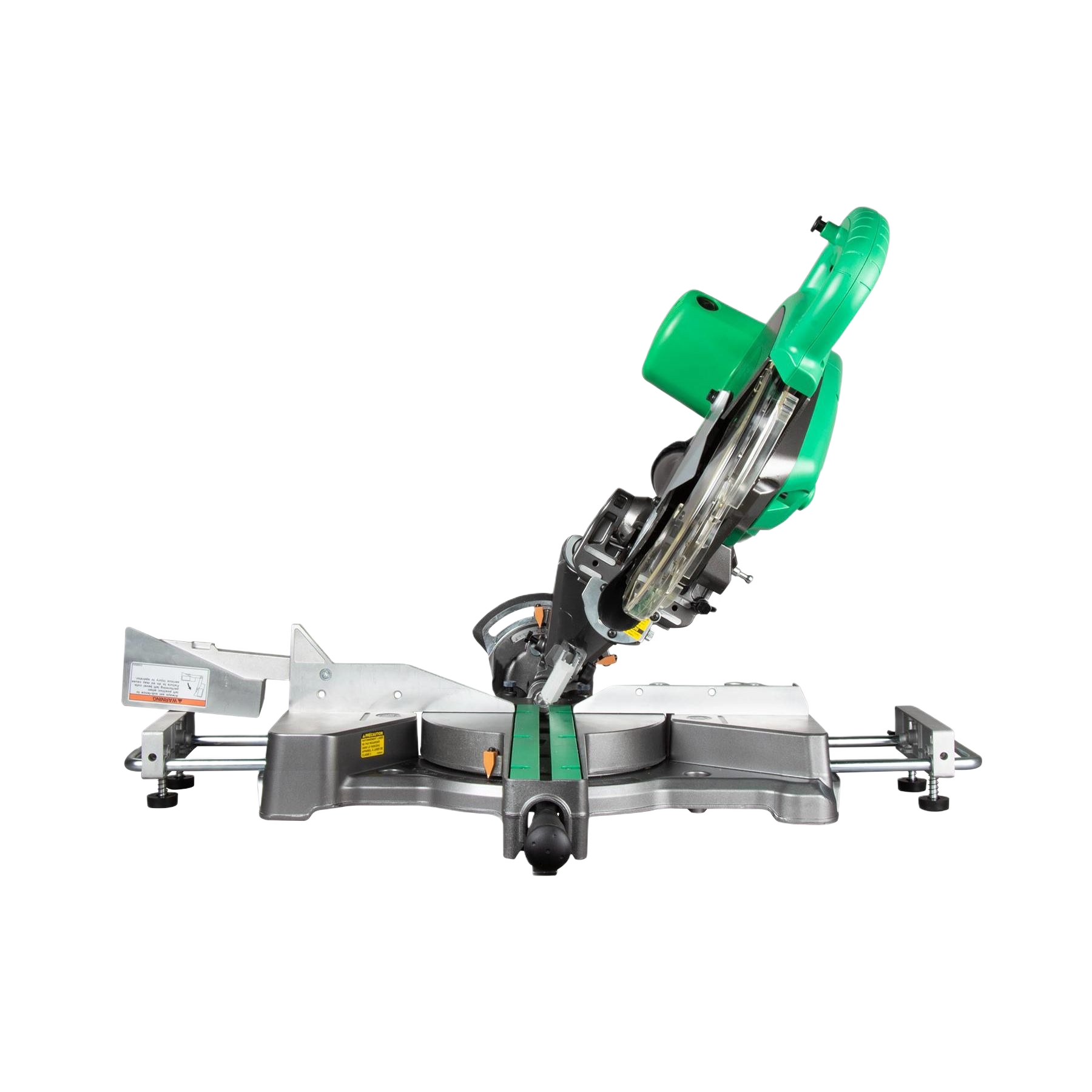 10-inch sliding dual compound miter saw with green handle and laser marker in power tools and saws collection