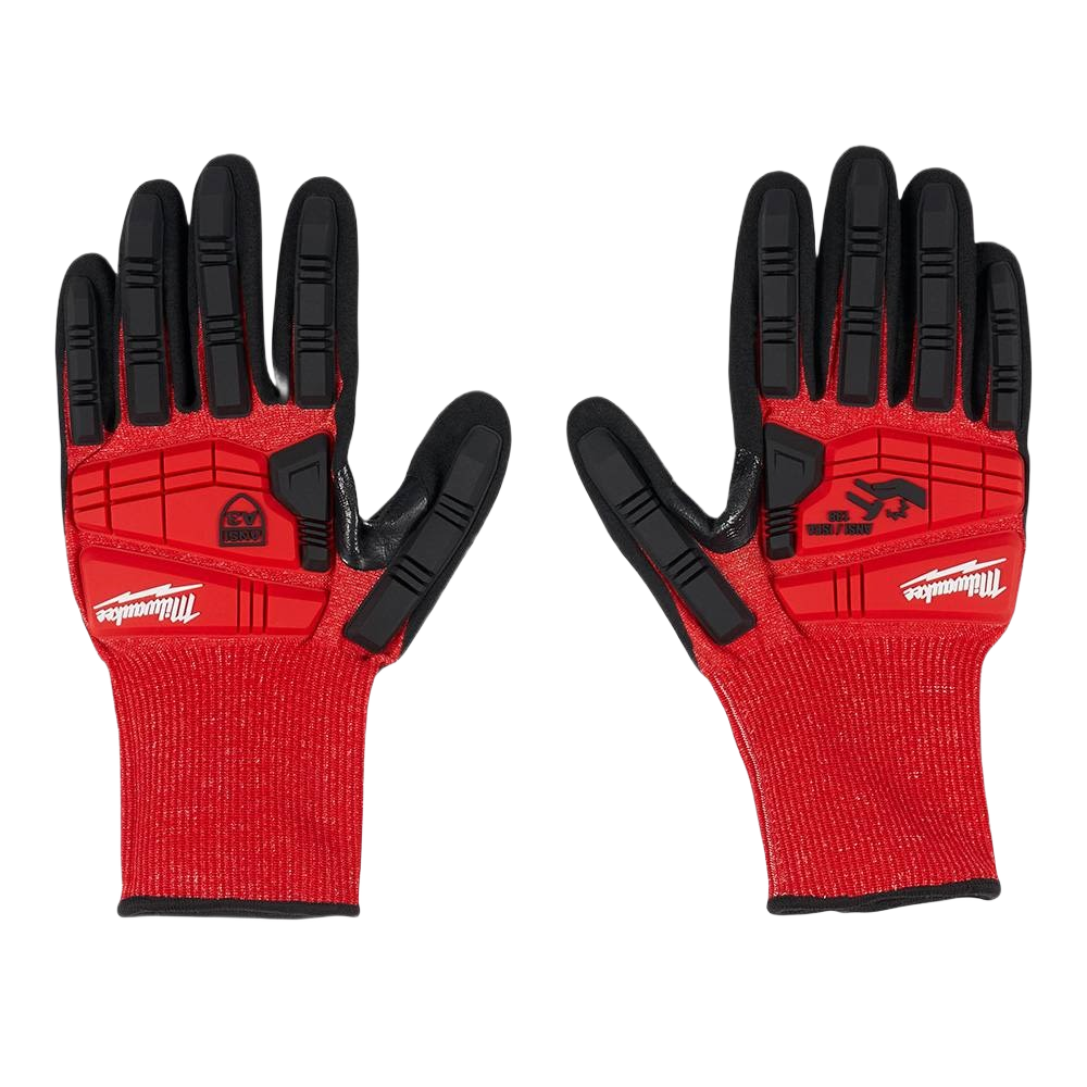 Milwaukee Impact Cut Level 3 Nitrile Dipped  Glove - L
