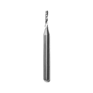 Up-spiral O-flute router bit designed for precise cutting in tool accessories and power tool collections under $100.