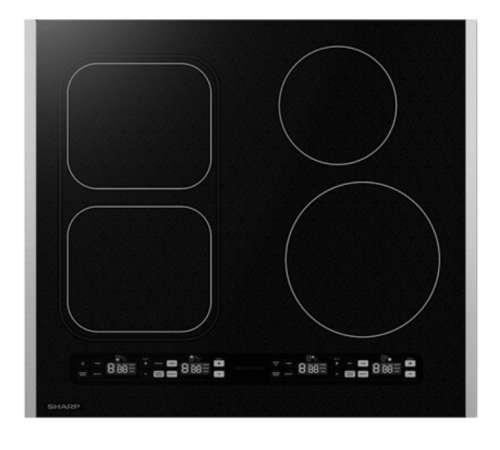 24" Induction Cooktop, 4 Heating Zones