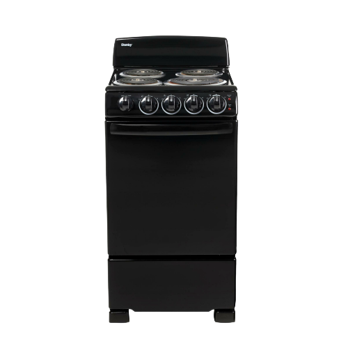 20" Electric Range, Coil Elements,Push & Turn Safety Knobs,Manual Clean