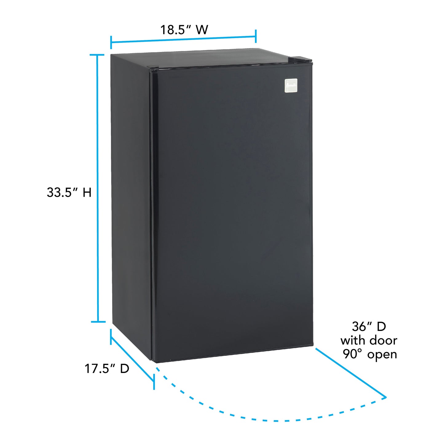 Avanti 3.2 cu. ft. Compact Refrigerator - Black