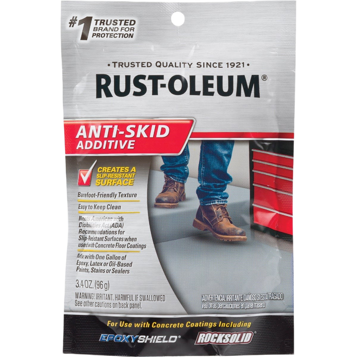 3.4 oz. Rust-Oleum anti-skid paint additive for slip-resistant surfaces in paint & supplies under $50 collections