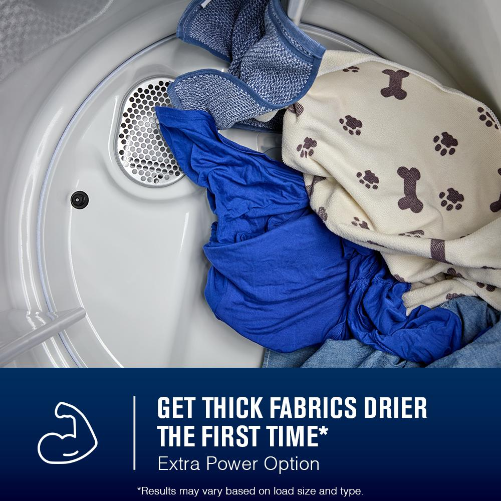 7.0 Cu Ft. Load Electric Dryer with Extra Power and Pet Pro Option