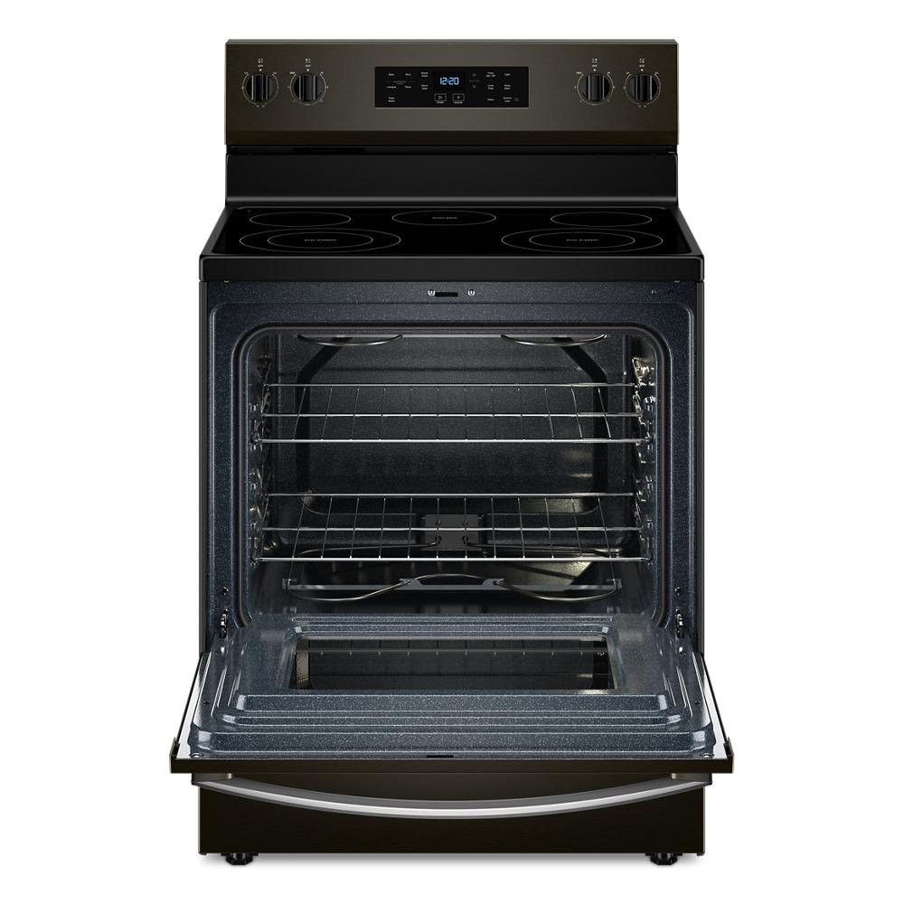 30-inch Electric Range with No Preheat Mode and Steam Clean
