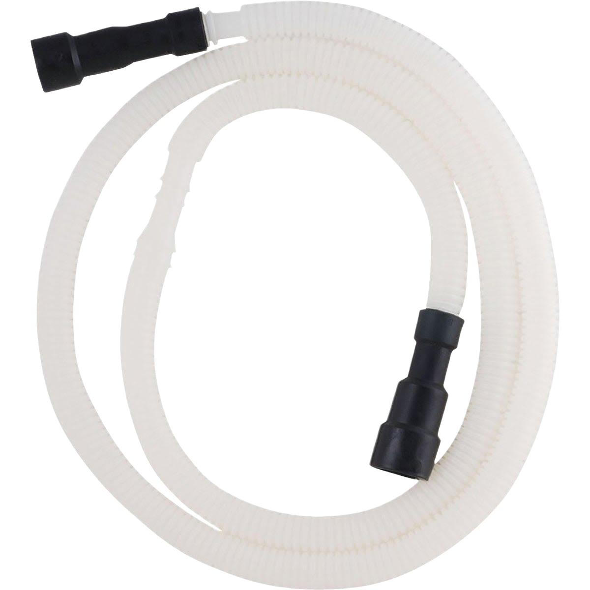 78-inch flexible corrugated plastic drain hose with black connectors for dishwasher plumbing and repair projects under $50