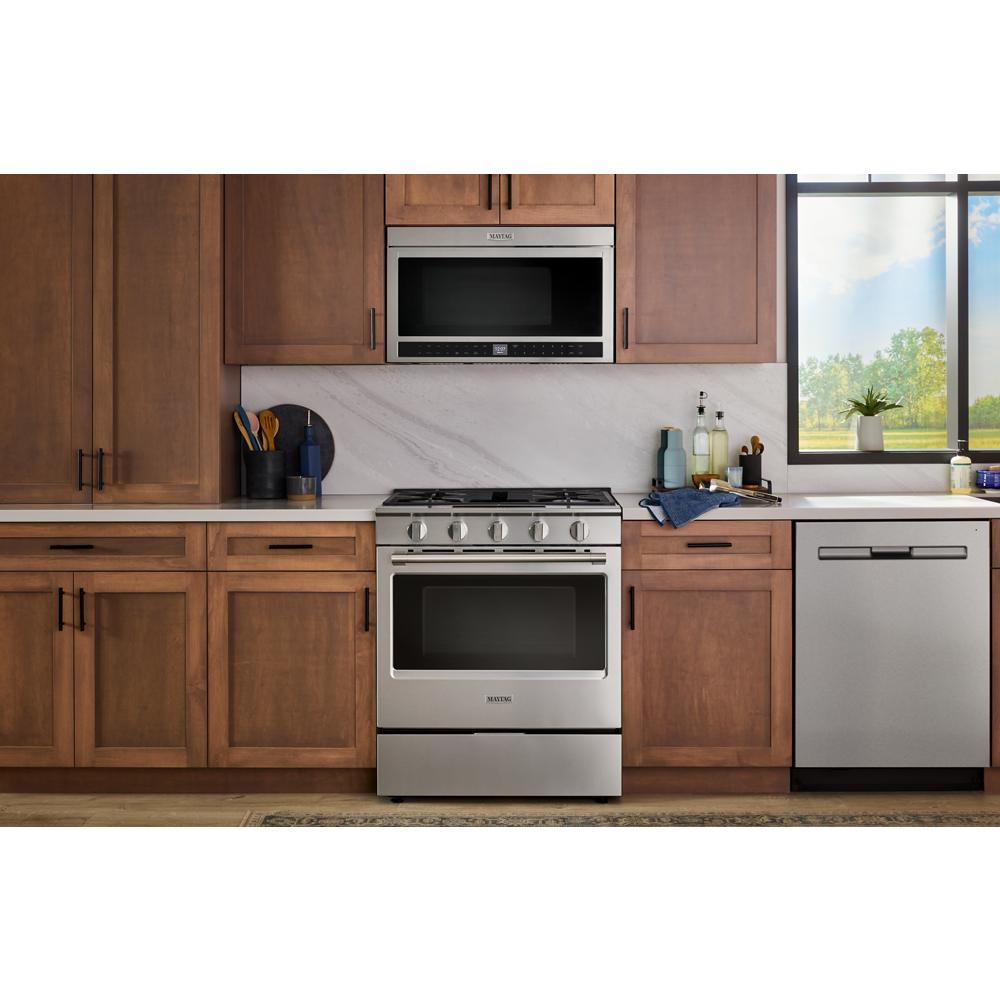 30-Inch Wide Slide-In Gas Range with Grill Mode and No Preheat Air Fry - 5.0 Cu. Ft.