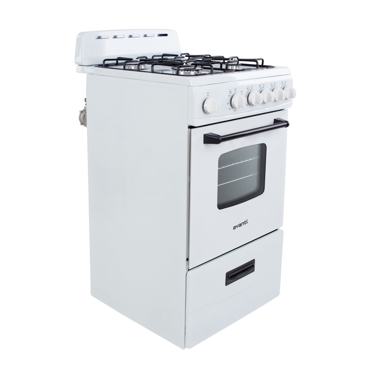 Avanti 20" Compact Gas Range Oven - White