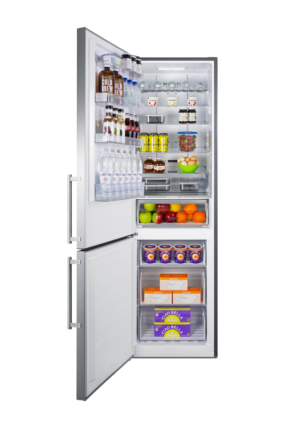 24" Wide Bottom Freezer Refrigerator