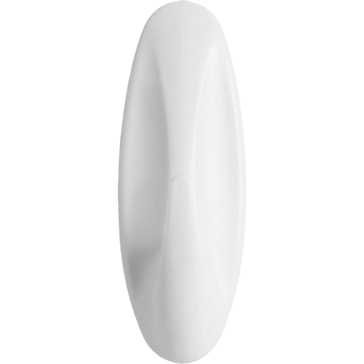 White large adhesive utility hook with sleek designer style for damage-free hanging in hardware and fasteners collection