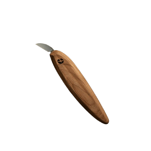 Wood-handled chip carving knife with sharp curved blade for precision woodworking and carving projects under $50 collection