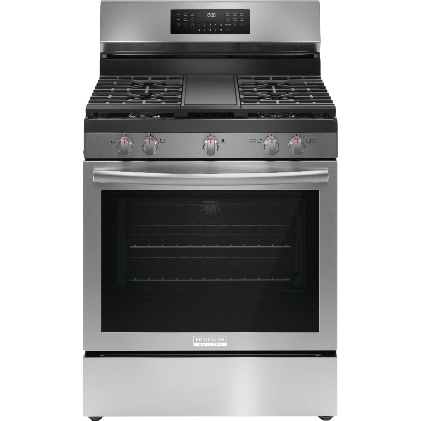 30" Rear Control Gas Range with Total Convection