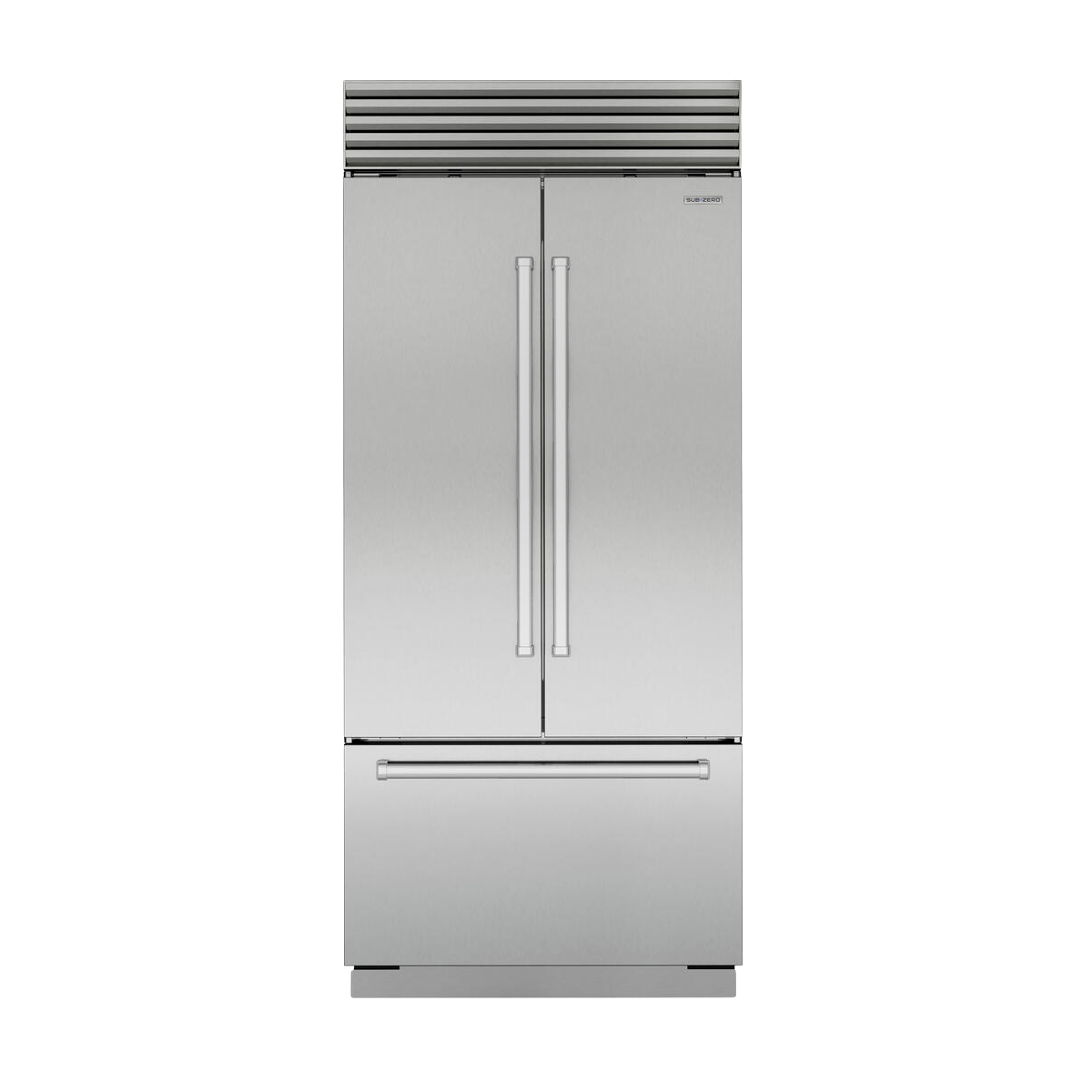 Stainless steel French door refrigerator with bottom freezer drawer, part of French Door Refrigerators and Kitchen & Kitchenware collections