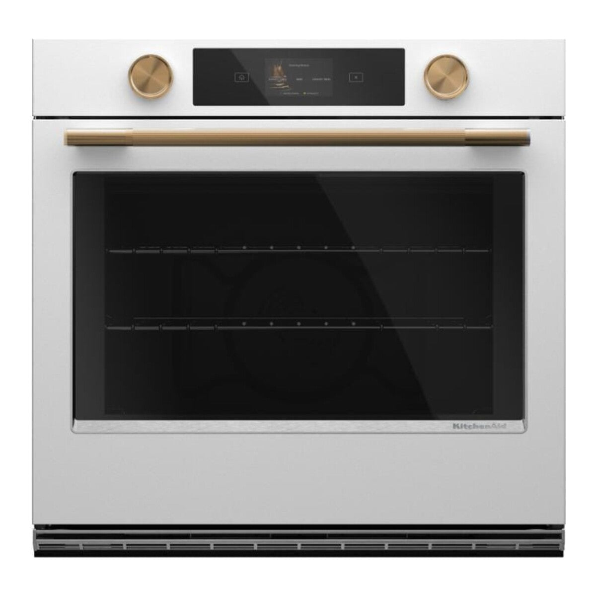 30-inch Smart Electric Single Wall Oven with Assisted Cooking Modes - Porcelain White