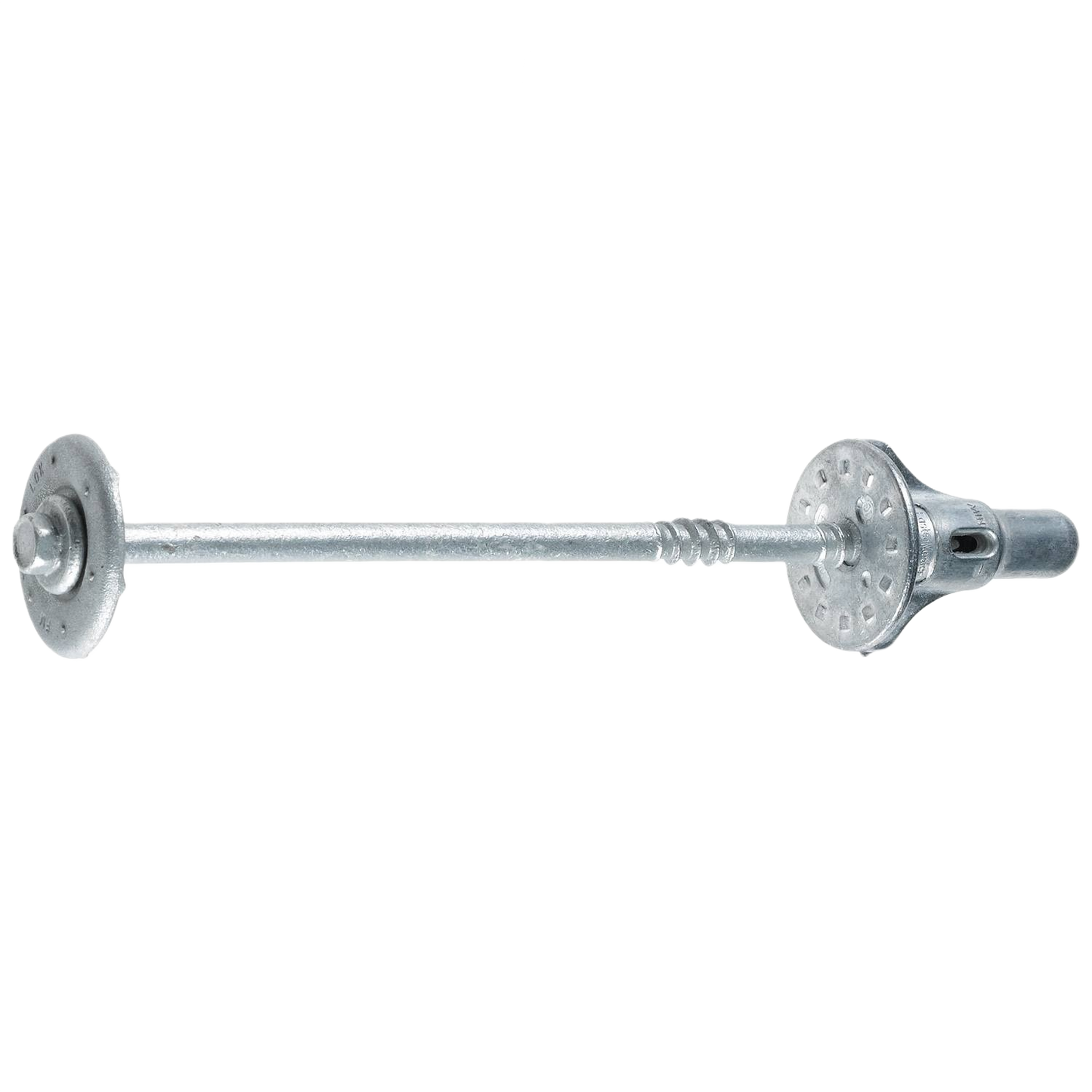 Metal fastener screw with hex washer heads and self-drilling tip for siding and building materials applications