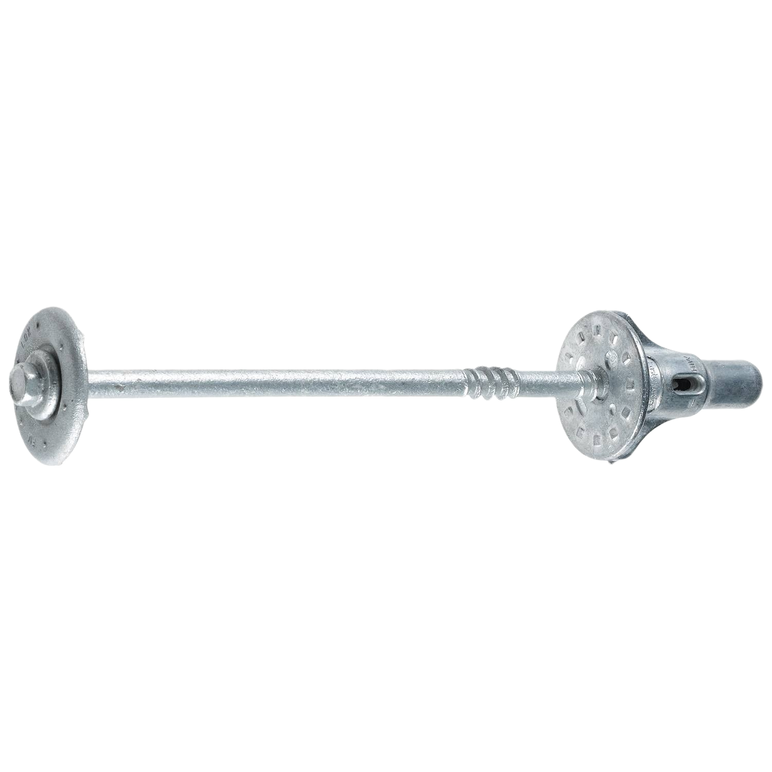 Metal fastener screw with hex washer heads and self-drilling tip for siding and building materials applications