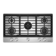 KitchenAid® 36  in. Gas Cooktop with 5 Burners and Integrated Wok Grate