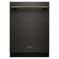 Black KitchenAid top control dishwasher with towel bar handle from KitchenAid dishwashers and home improvement appliances collection